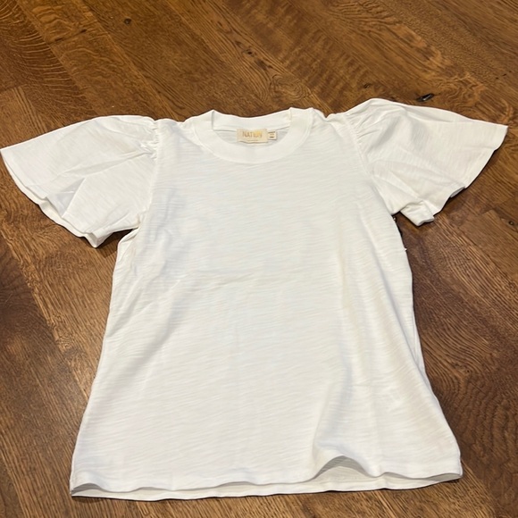 NWT Nation Women’s Short Sleeve T-shirt White Size XS - Picture 1 of 5
